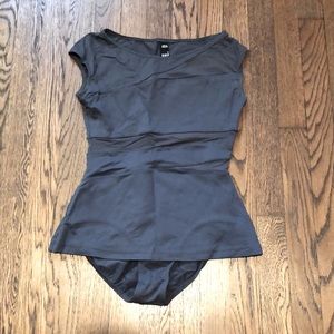 Bloch grey tank leotard